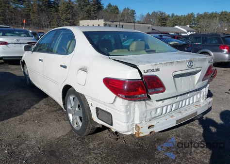 2006 Lexus Es 330 из США, поврежденный, VIN JTHBA30G965171991